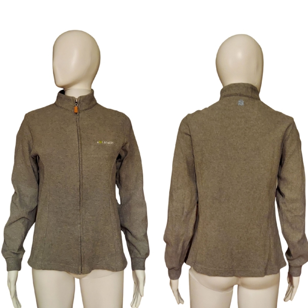 Turtleson Women's Slider Full Zip Cotton Stretch Activewear Golf Jacket